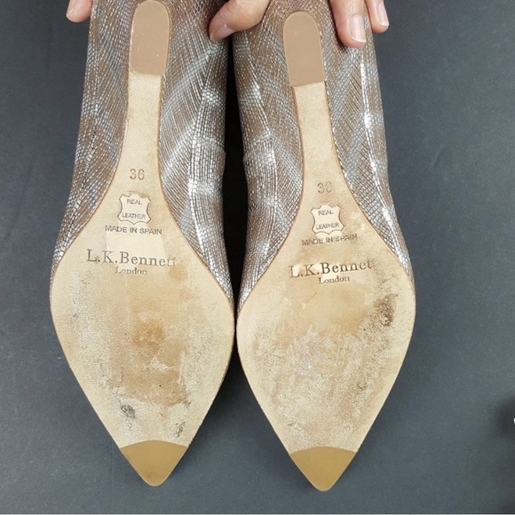 L.K. Bennett wedges size 36 - Picture 4 of 5